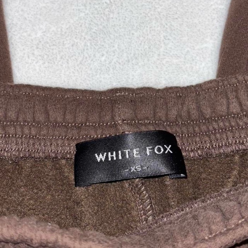 White Fox Boutique Brown Track Pants - Picture 3 of 3